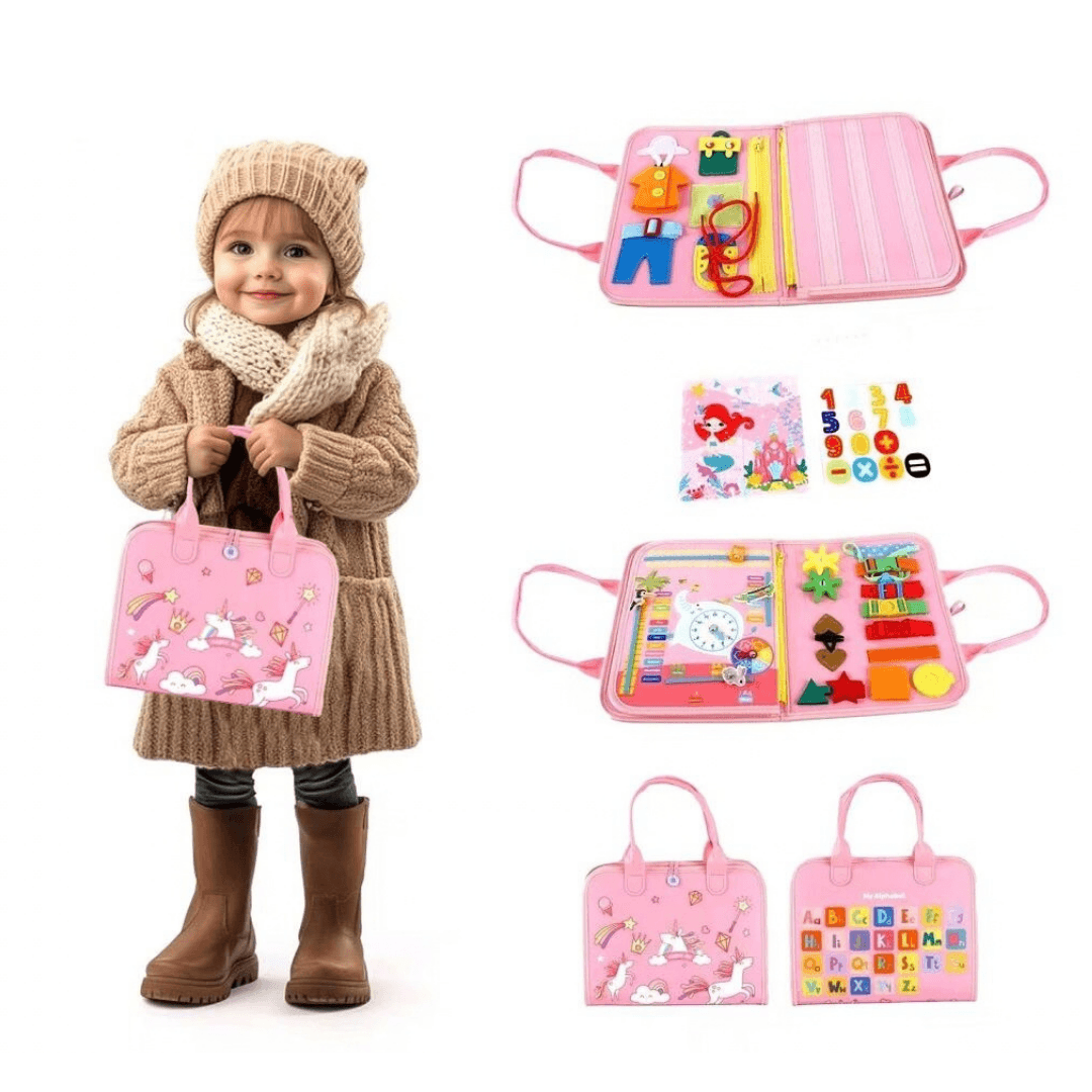 2Kids Toys Сензорна/тиха книжка Монтесори Unicorn