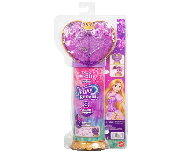 Кукла Disney Princess - Рапунцел с разкриване и кутия за бижута
