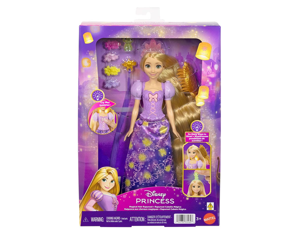 Кукла Disney Princess - Рапунцел с вълшебна коса