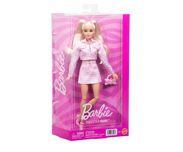 Кукла Barbie - Луксозен стил: С розово дънково яке