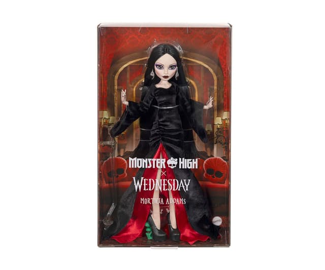 Колекционерска кукла Monster High - Чудовища Wednesday: Мортиша Адамс