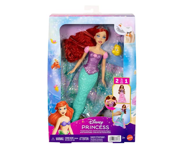 Кукла Disney Princess - Ариел с преобразяване