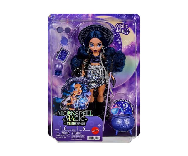 Кукла Monster High - Moonspell Magic: Клеър Де Луна - Вещицата ясновидка