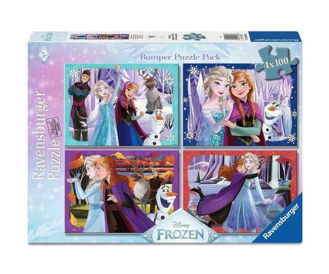Пъзел Ravensburger 4x100 ел. - Замръзналото Кралство