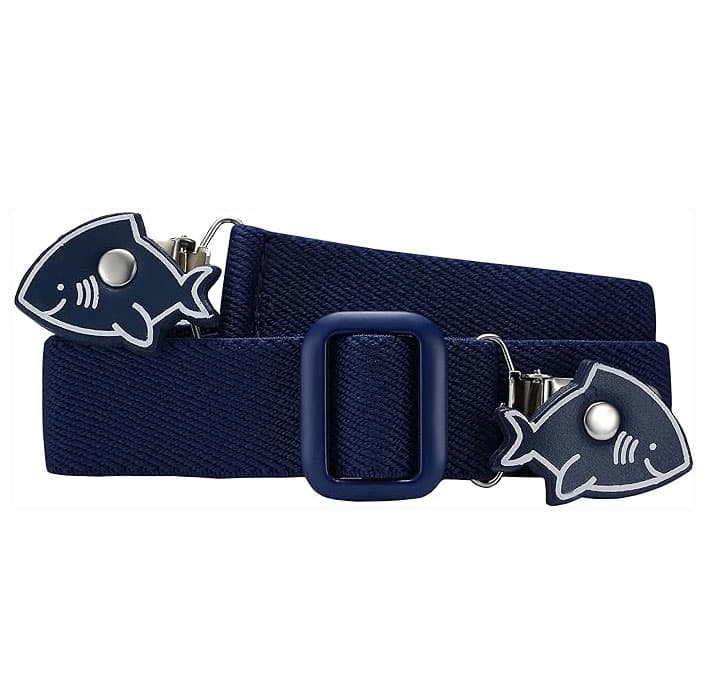 Elastic Children's Belt Fish - Navy Blue