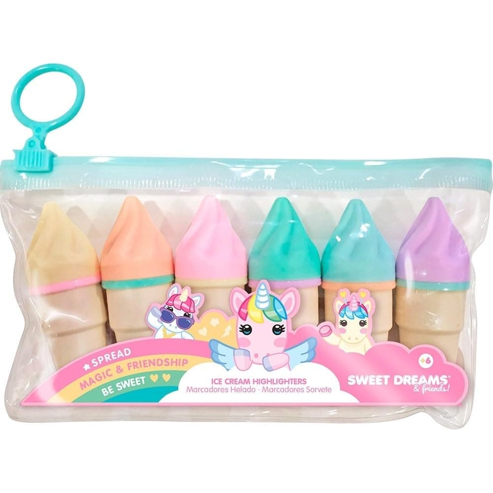 Kids Licensing Sweet Dreams & Friends Unicorn Ice Cream Marker Set