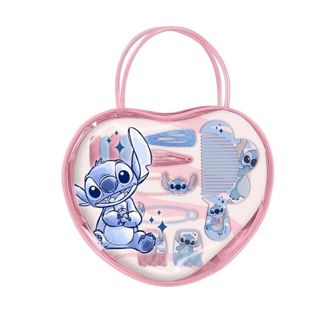 Комплект детски аксесоари за коса Kids Licensing Stitch в чантичка