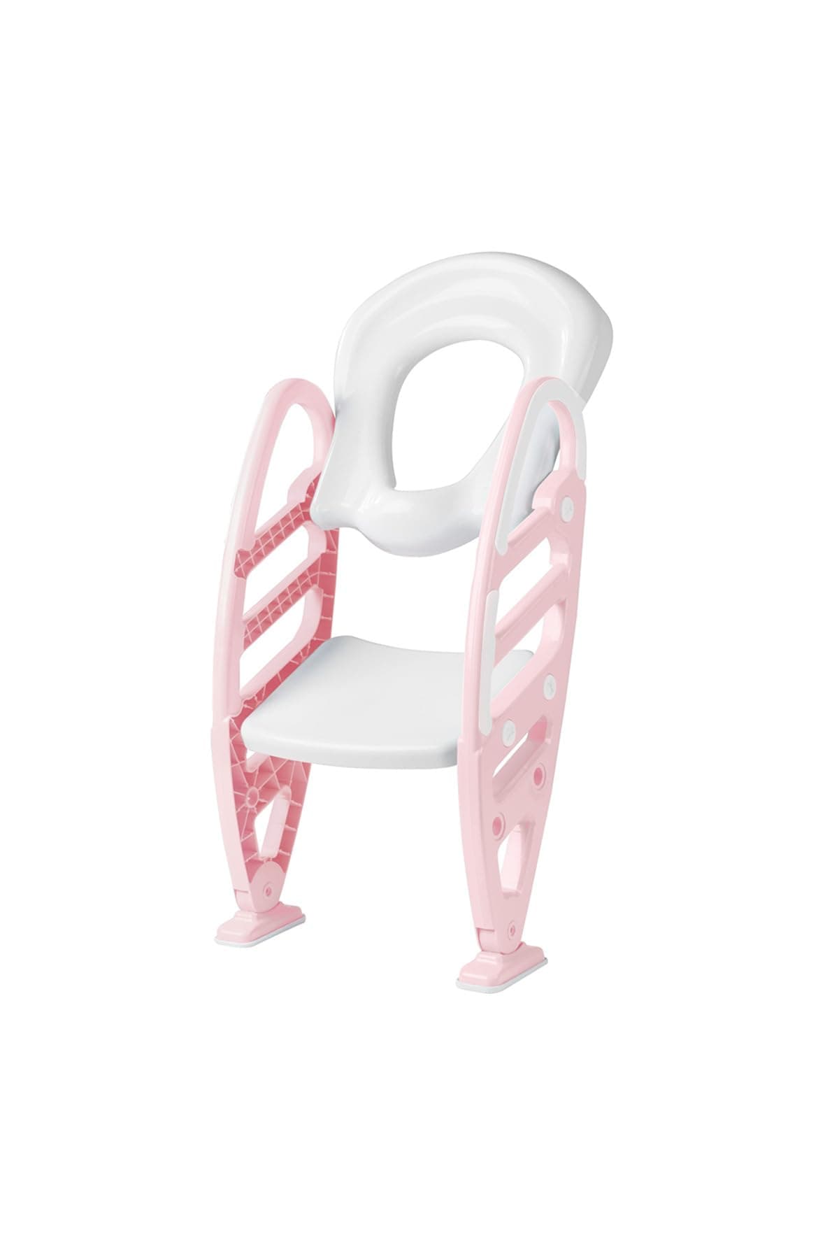 DOLU Toilet Seat with Steps, Pink 7250