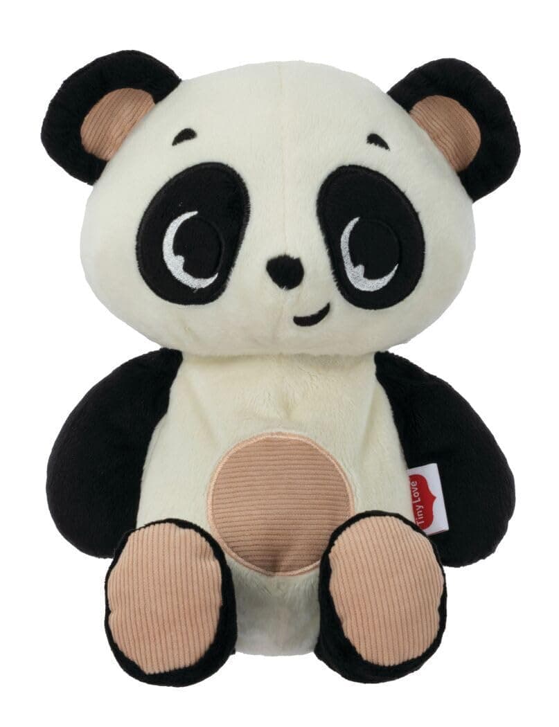 TINY LOVE Cuddly Plush Panda with White Noise and Soft Light Black&White Decor, 0m+