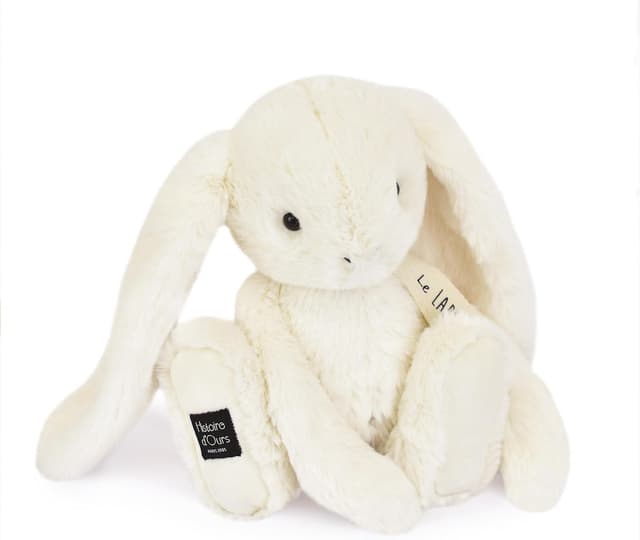 Плюшена играчка Doudou Le lapin White заек 32 см, HO3242