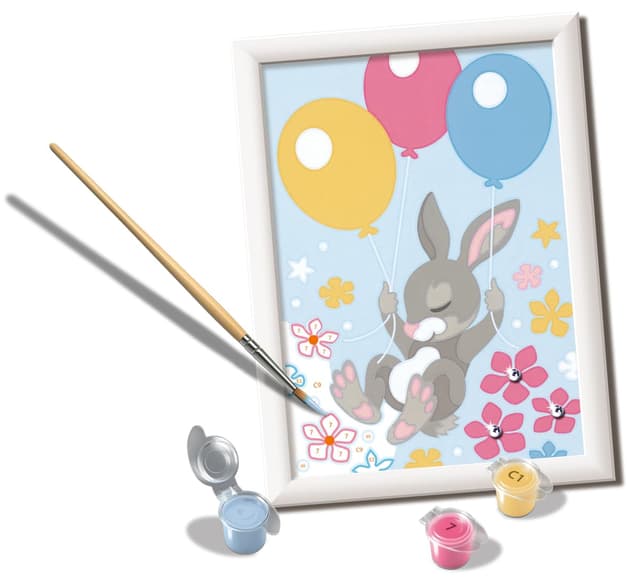 CreArt Ravensburger Painting Gallery - Bunny with Balloons