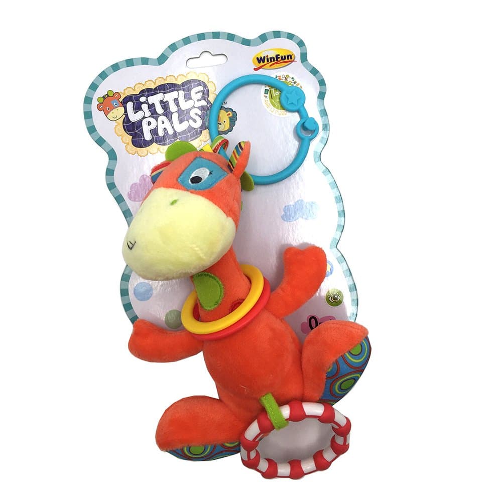 WINFUN Плюшена дрънкалка жираф Little Pals