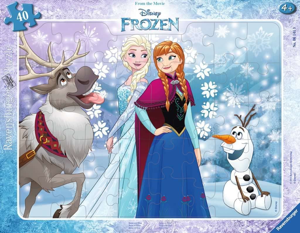 Ravensburger Puzzle 38 pcs - Frozen: Elsa and Anna