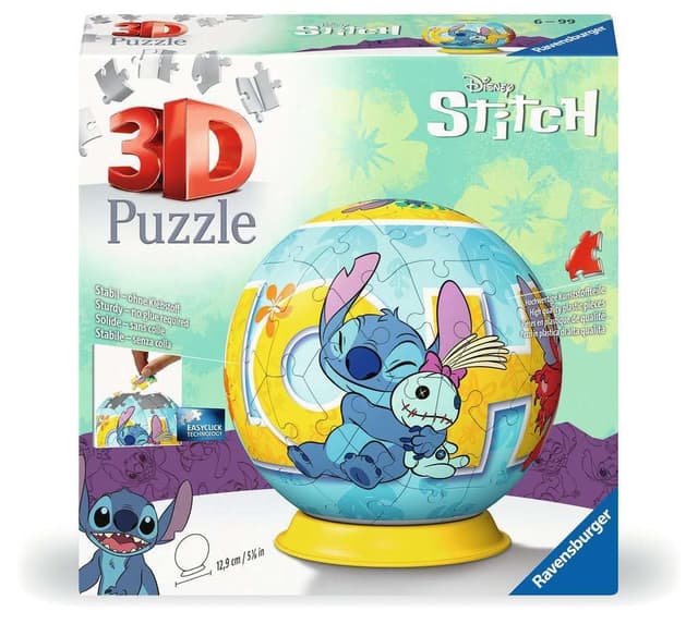 Ravensburger 3D Puzzle Ball 72 pcs - Stitch