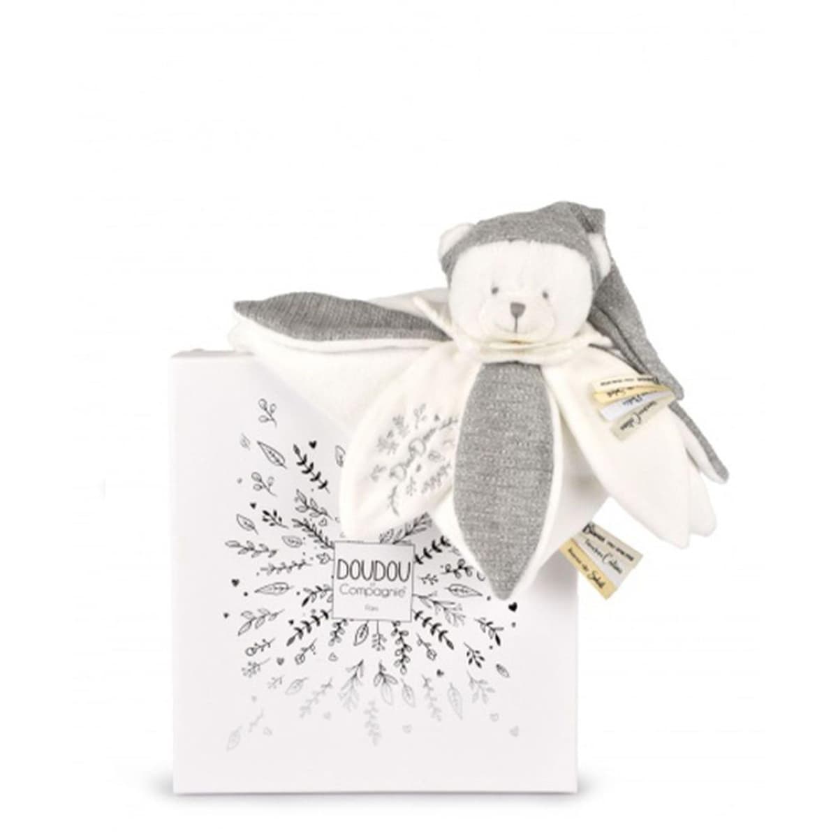 Doudou Argent Cuddly Teddy Bear 25 cm, DC4337