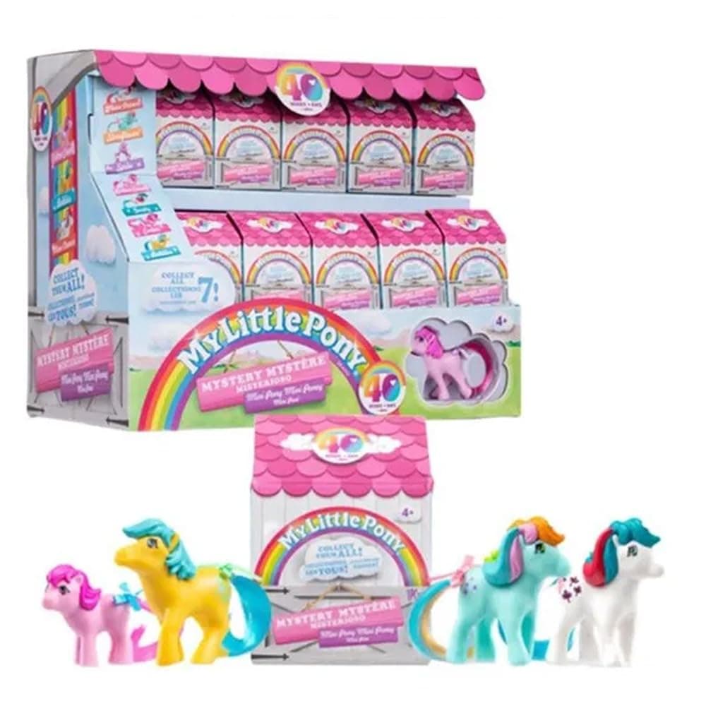One Collectible Mini Figure - My Little Pony 40th Anniversary Collectable Figures Assortment (colourful)