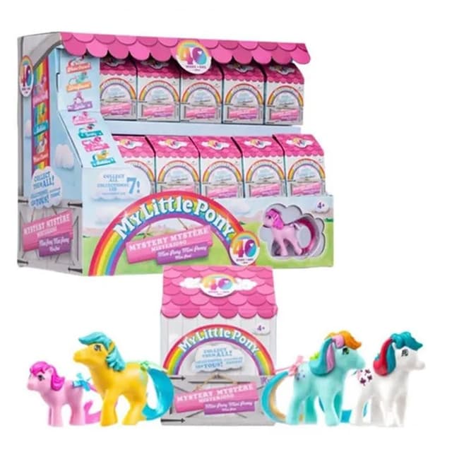 Един брой колекционерска мини фигурка - My Little Pony 40th Anniversary Collectable Figures Assortment (шарен)