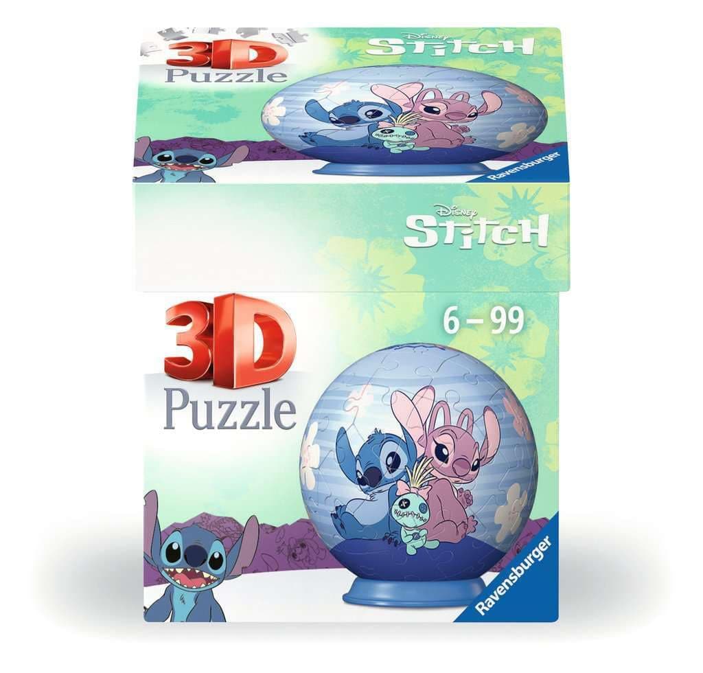 3D Пъзел Ravensburger 54 ел. - Disney Стич и Ангел