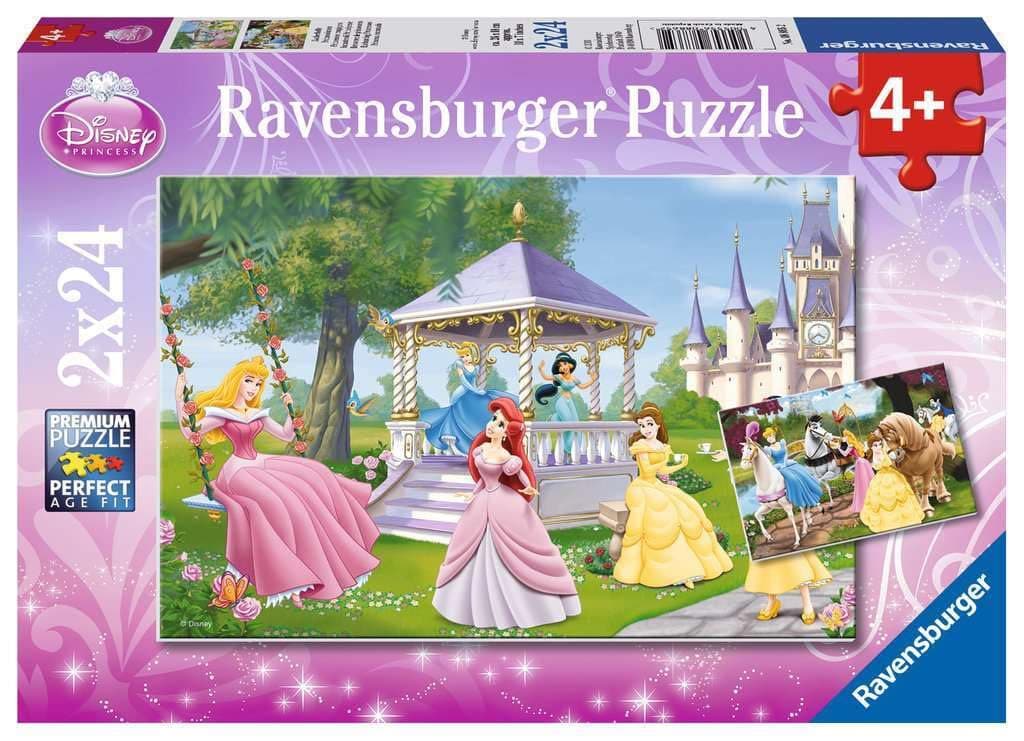 Пъзел Ravensburger 2x24 ел. - Принцеси в парка