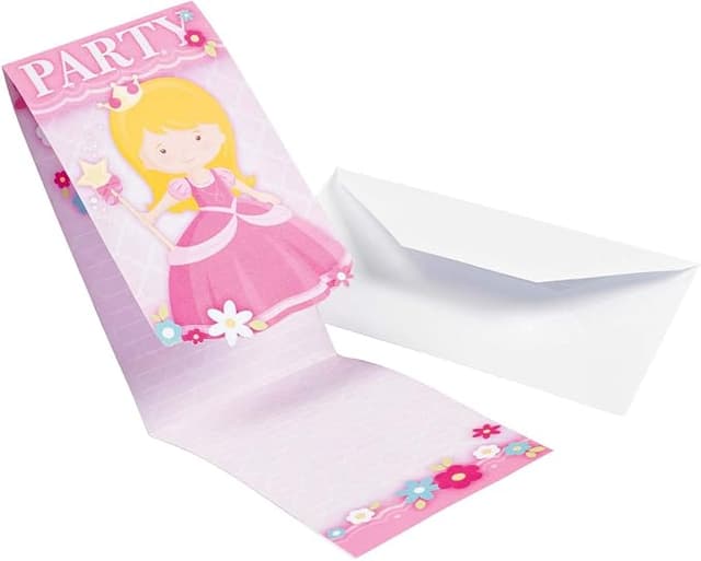 Покани Amscan My Princess 8бр. 9900402