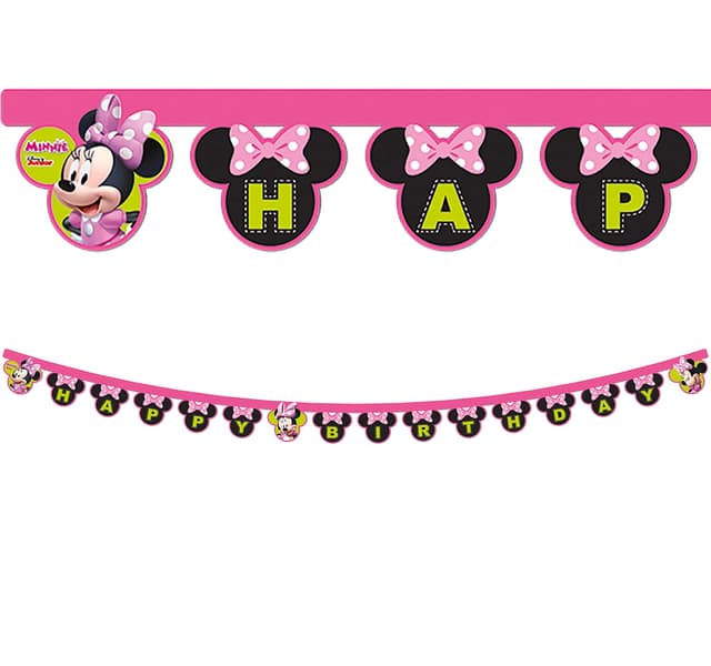 Надпис за рожден ден Procos Happy Birthday Minnie Mouse 87869