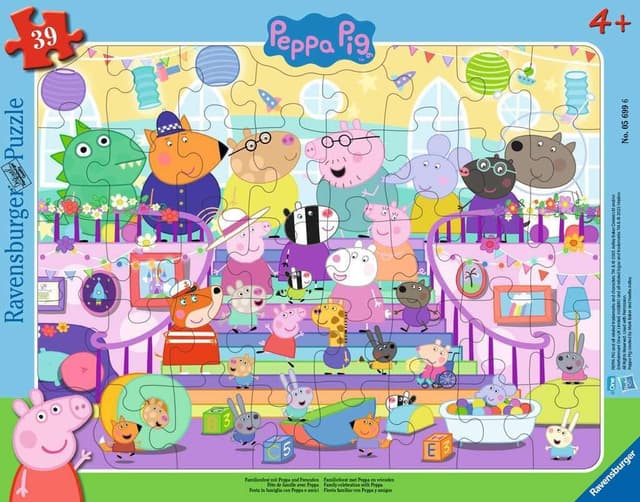 Ravensburger Puzzle 39 pcs - Family Party with Peppa and Friends