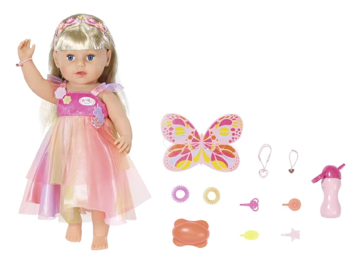 Zapf Creation Baby Born Soft Touch Unicorn Sister Interactive Baby Doll, 43 cm