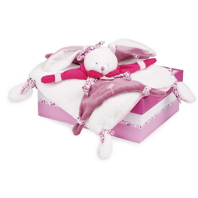 Плюшена играчка за гушкане Doudou Зайче Cerise, 27 см