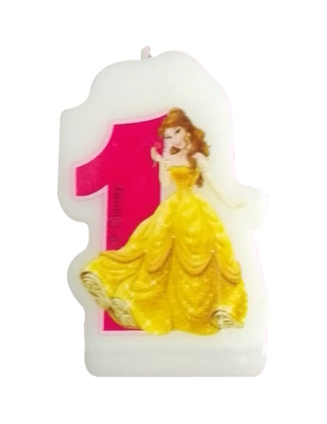 Свещ за рожден ден Procos номер 1 Disney Princess 82894