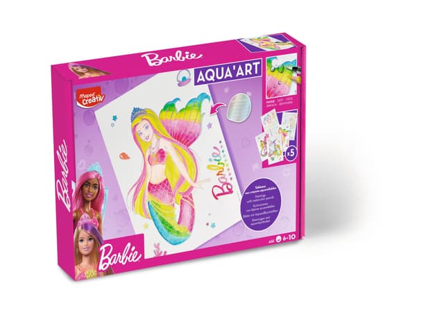 Aqua Art Watercolour Painting Set, Barbie