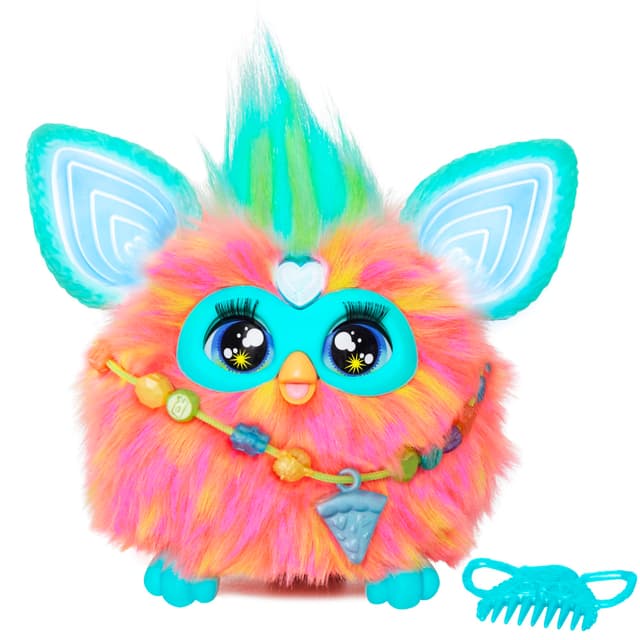 Плюшена интерактивна играчка Furby Furblets, корал