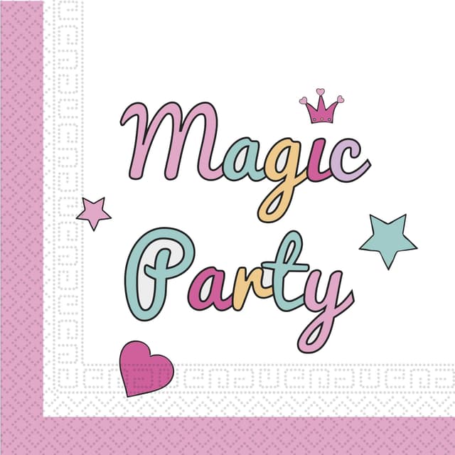 Салфетки Procos Magic Party 33х33 см 20 бр.