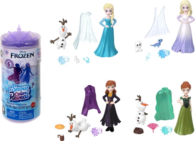 Disney Frozen Кукла изненада Snow Color Reveal 4