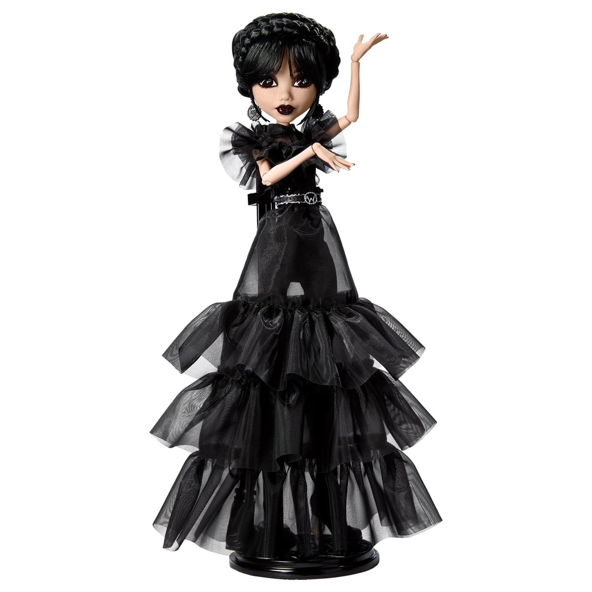 Кукла Monster High - Чудовища Wednesday: Уензди Адамс с черна рокля