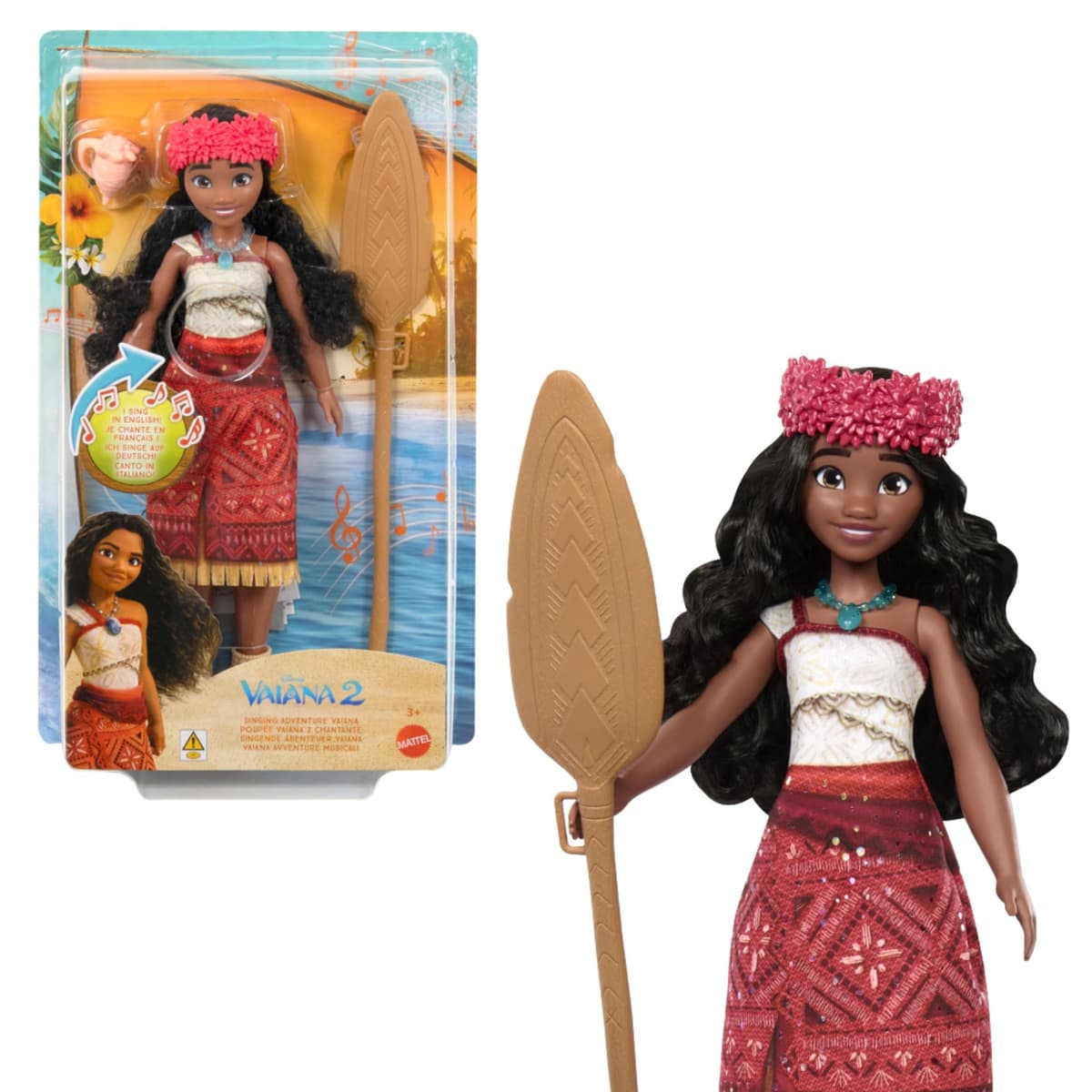 Disney Princess Doll - Singing Moana 2