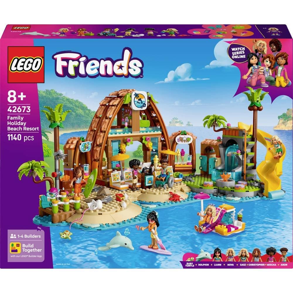 LEGO® Friends 42673 - Family Holiday at the Beach Resort