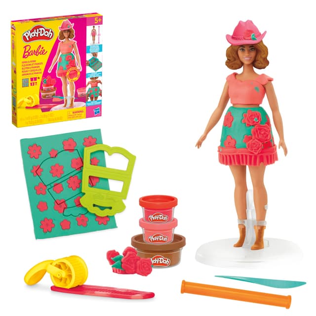Play Doh - Барби: Комплект с цветни тоалети