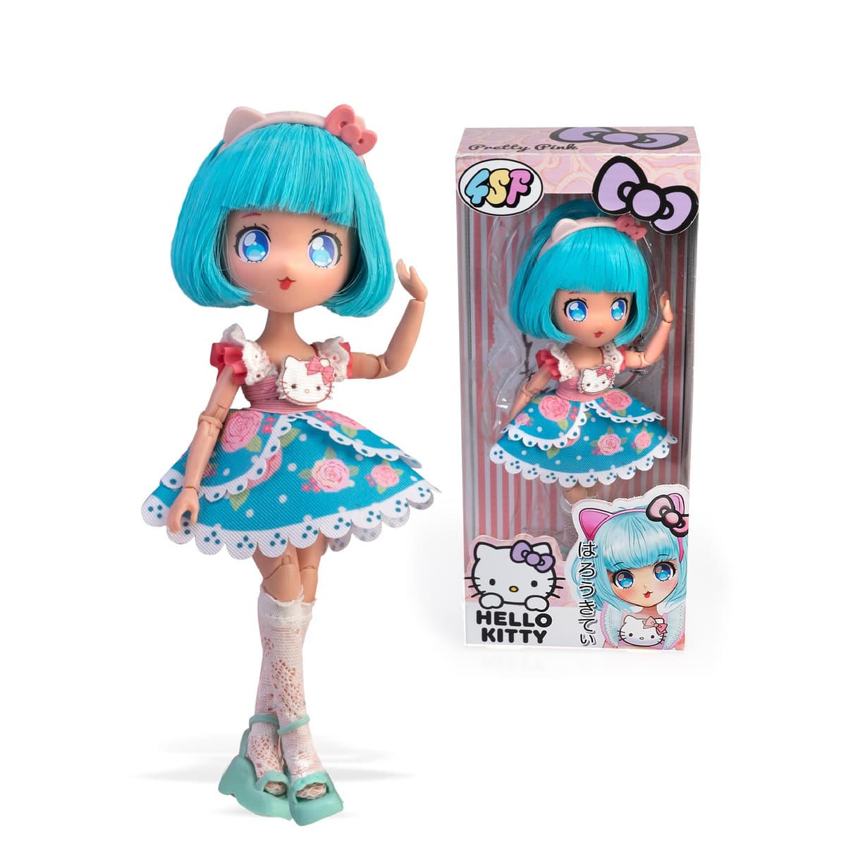 Hello Kitty - Manga Style Doll: Pretty Pink