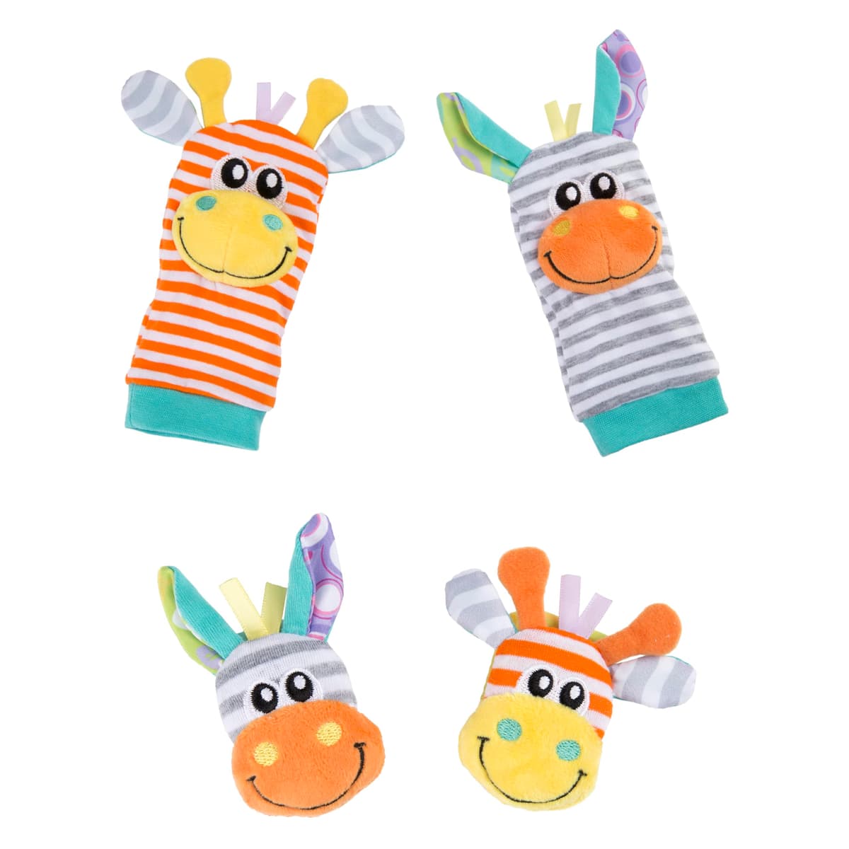 Гривни дрънкалки и чорапки джунгла Playgro Rerfesh, 0м+