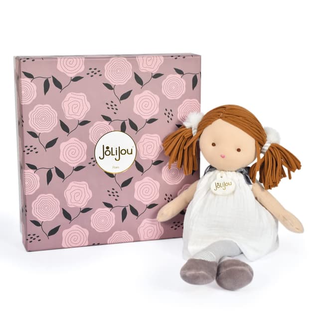 Плюшена играчка Doudou Nina кукла 30 см, JJ6011