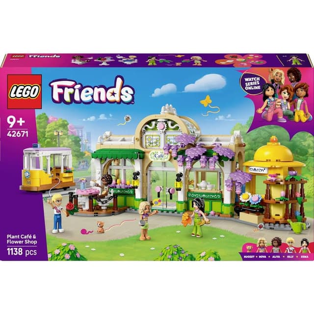 LEGO® Friends 42671 - Градинско кафене и магазин за цветя