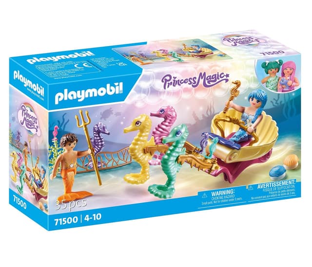 Playmobil - Русалка с карета с морско конче