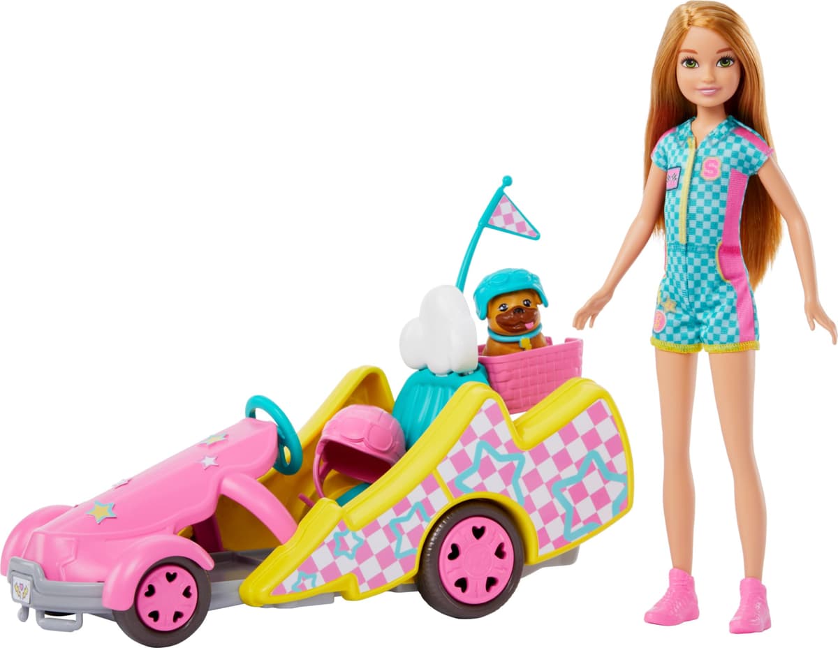 Кукла Barbie - Стейси с карт количка и аксесоари