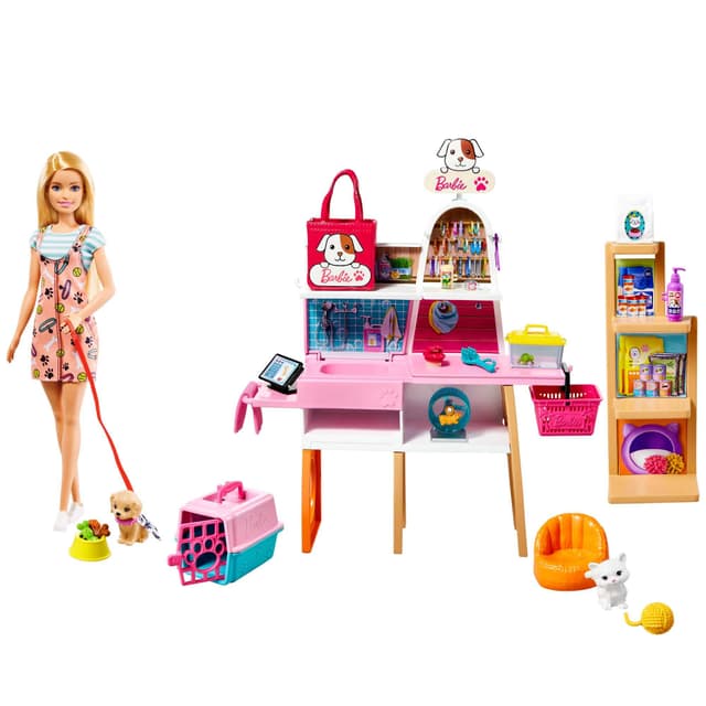 Barbie Doll - Pet Shop Play Set