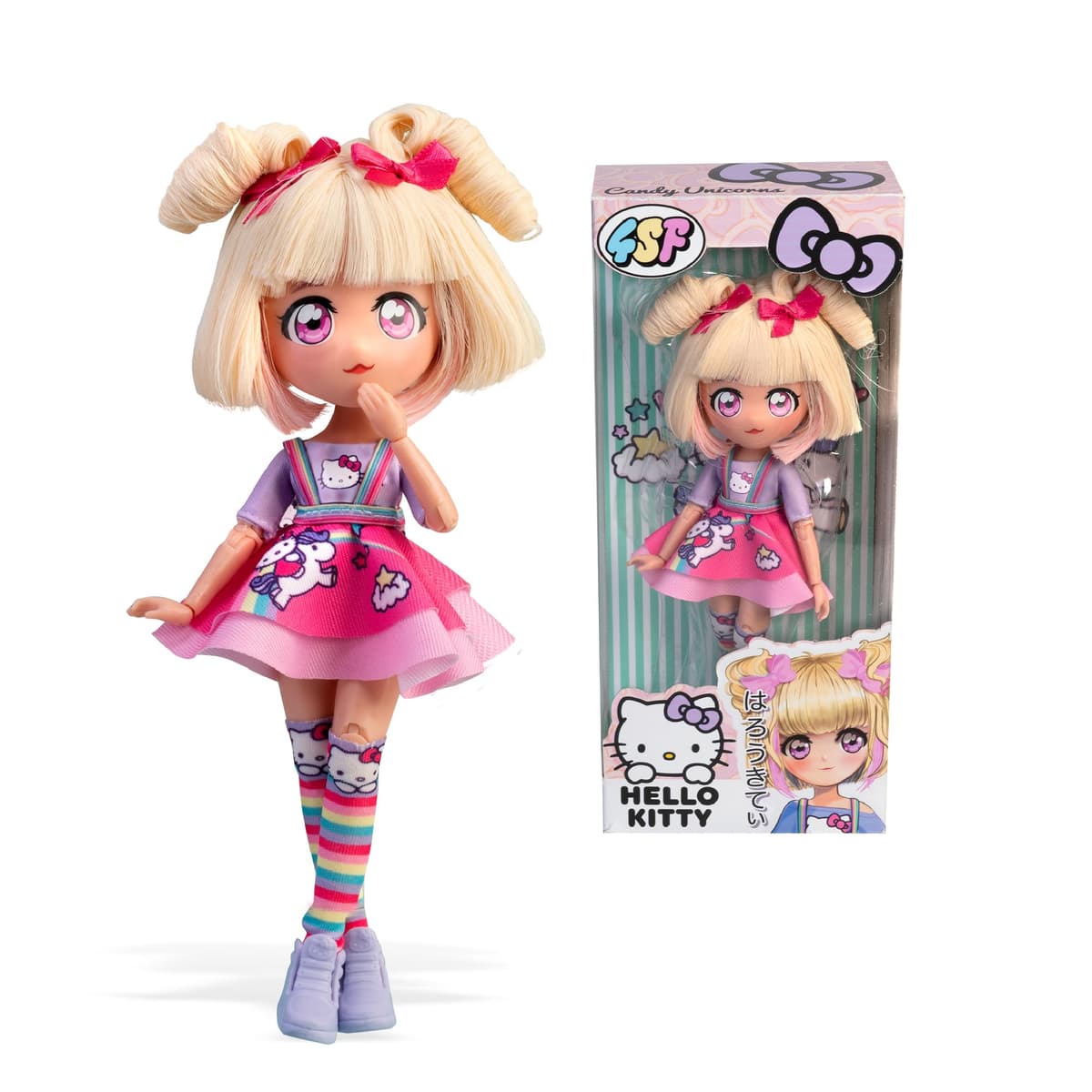 Hello Kitty - Manga Style Doll: Candy Unicorn