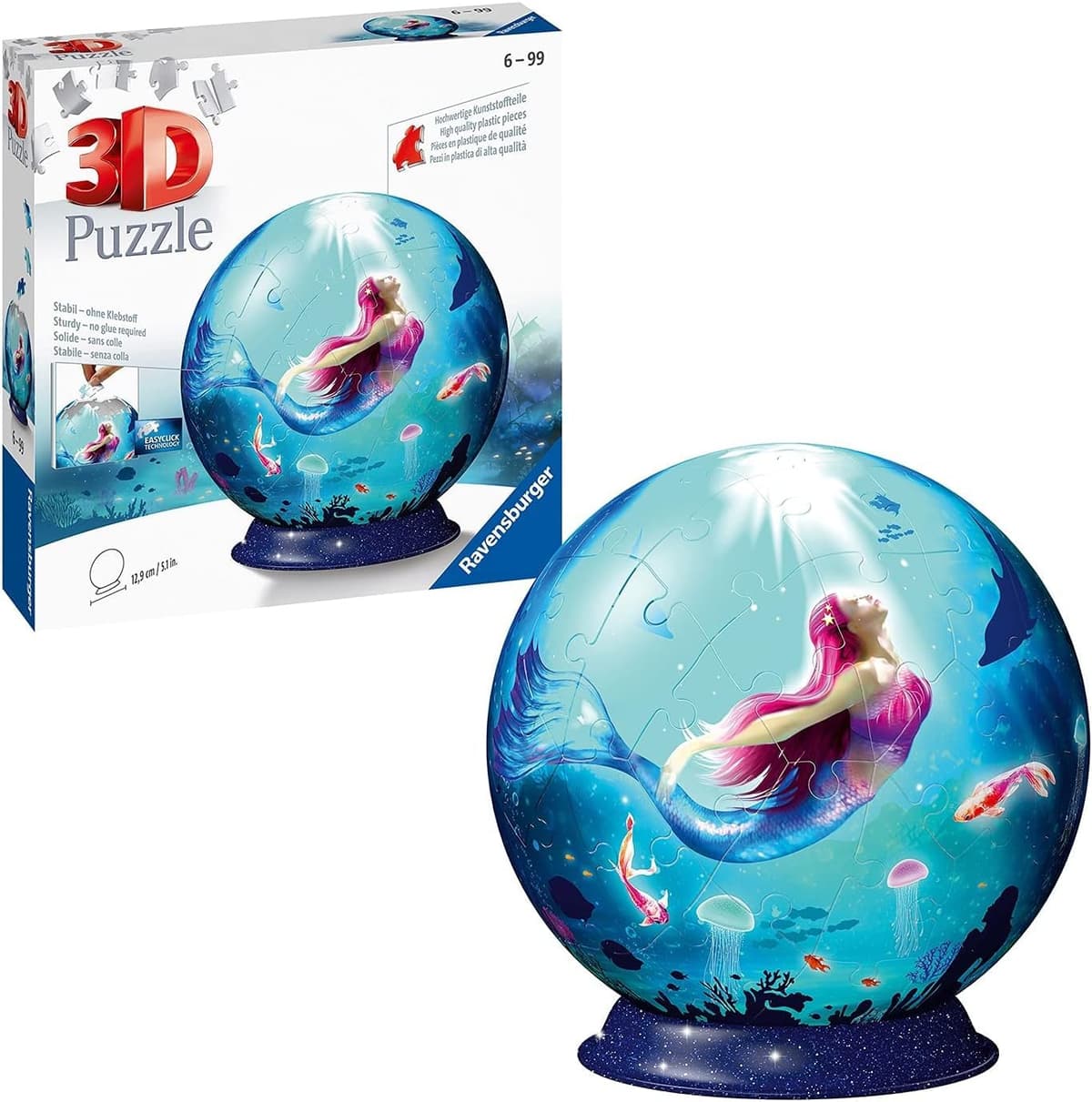 Ravensburger 3D Puzzle 72 pcs - Mermaid