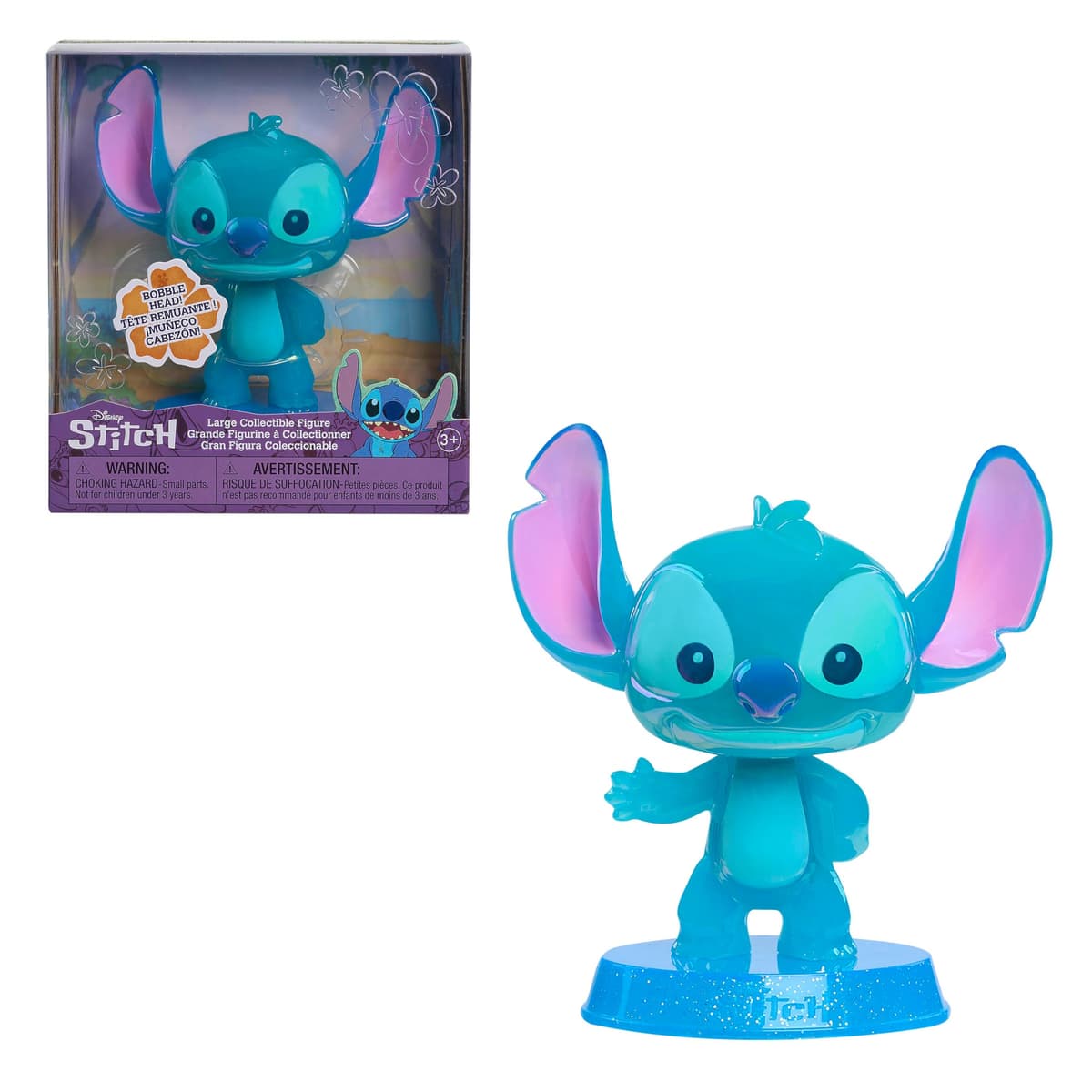 Just Play - Stitch: Collectible Figure, Angel (Pink)