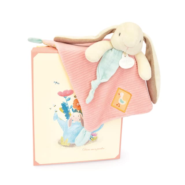 Плюшена играчка за гушкане Doudou заек 27 см, DC4207