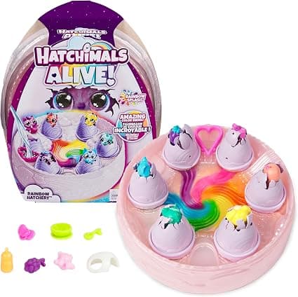 20147222 Hatchimals Alive! Rainbow Hatchery Set