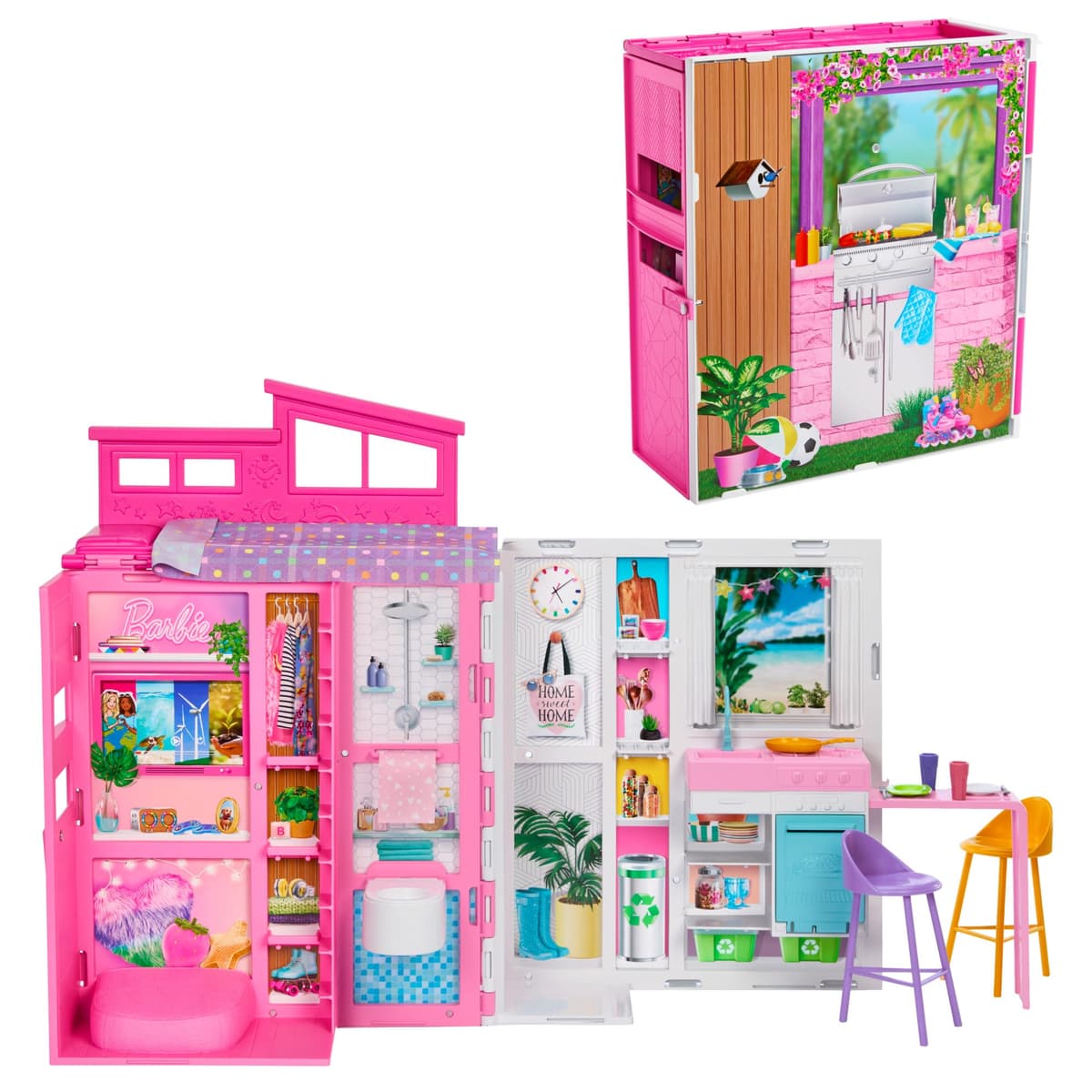 Кукла Barbie - Комплект преносима къща на Барби